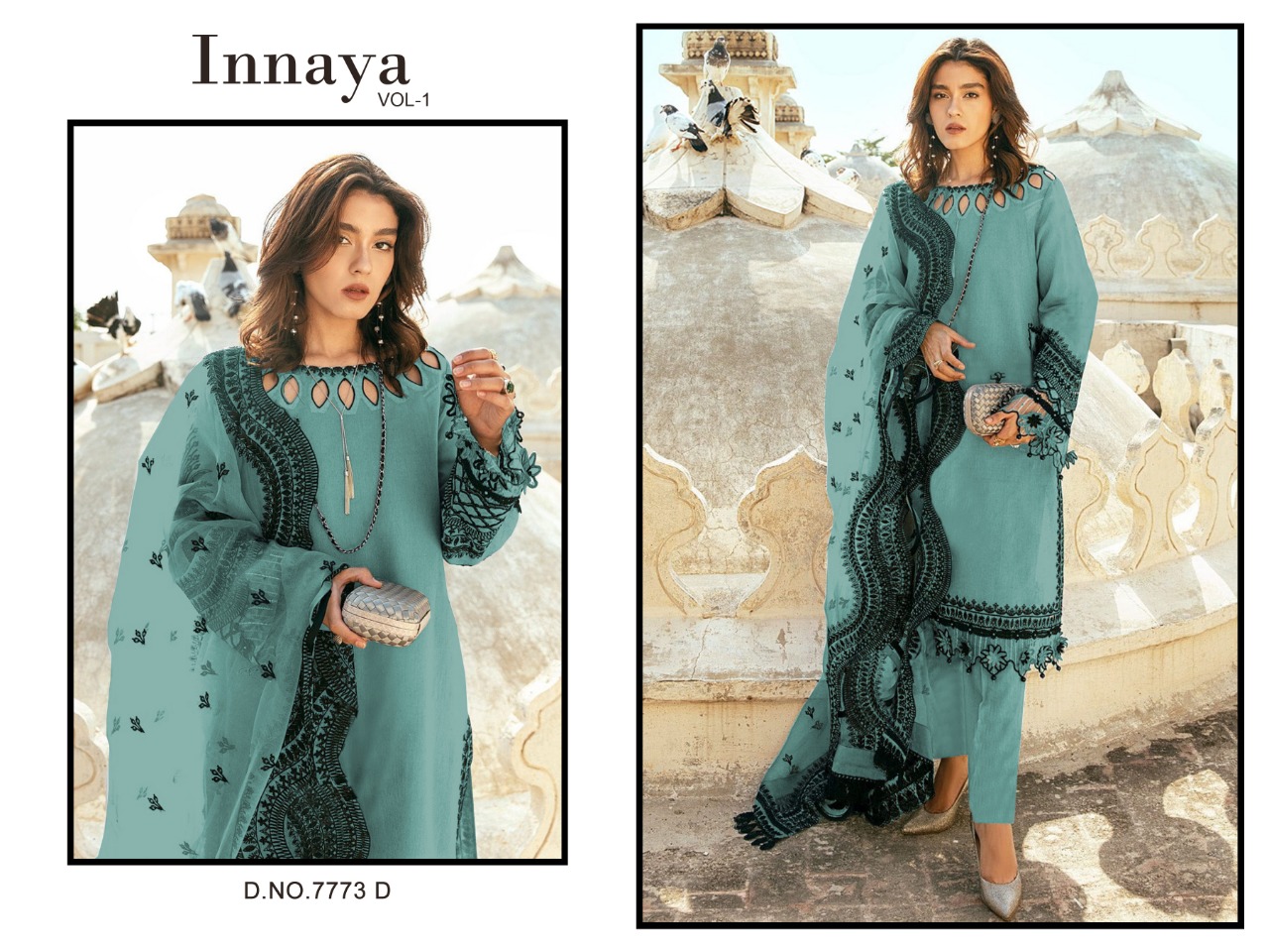 MEHBOOB TEX 7773 D INAAYA VOL 1 READYMADE COLLECTION