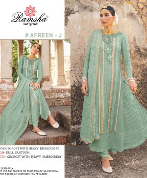 RAMSHA FASHION AFREEN J SALWAR KAMEEZ WHOLESALER