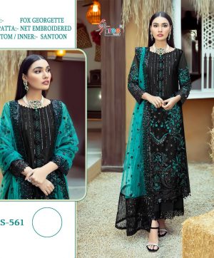 SHREE FABS S 561 PAKISTANI SALWAR KAMEEZ WHOLESALER