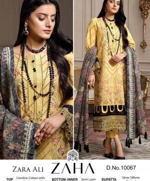 ZAHA 10067 PAKISTANI SALWAR KAMEEZ WHOLESALER