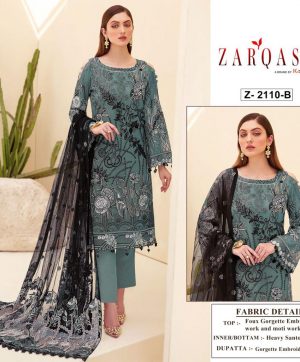 ZARQASH Z 2110 B RAMSHA SALWAR KAMEEZ WHOLESALER