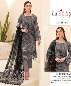 ZARQASH Z 2110 C RAMSHA SALWAR KAMEEZ WHOLESALER