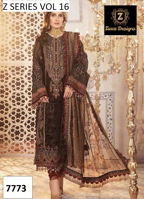 ZIAAZ 7773 Z SERIES VOL 16 SALWAR KAMEEZ WHOLESALER