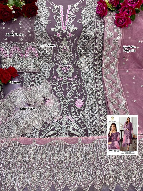 AL AMRA ANAYA 49 D BY ZF SALWAR KAMEEZ WHOLESALER