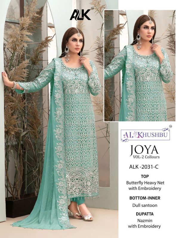 AL KHUSHBU 2031 C JOYA VOL 2 SALWAR KAMEEZ WHOLESALER