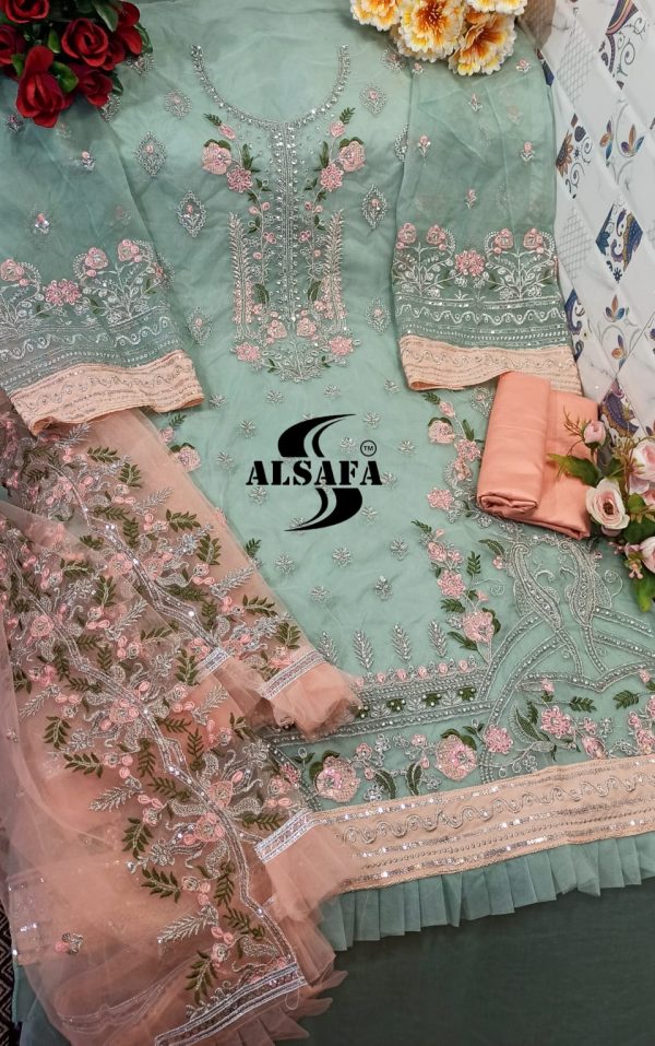 AL SAFA S 3019 PAKISTANI SALWAR KAMEEZ WHOLESALER