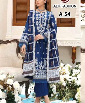 ALIF FASHION A 54 PAKISTANI SALWAR KAMEEZ WHOLESALER