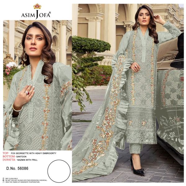 ASIM JOFA 56086 PAKISTANI SALWAR KAMEEZ WHOLESALER