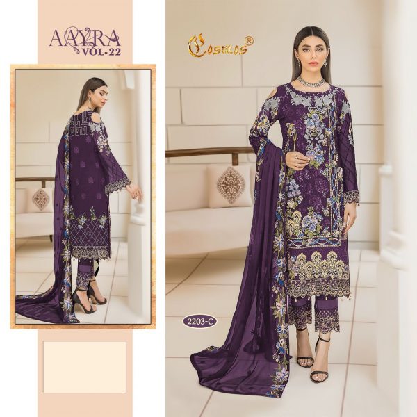 COSMOS 2203 C AAYRA VOL 22 SALWAR KAMEEZ WHOLESALER