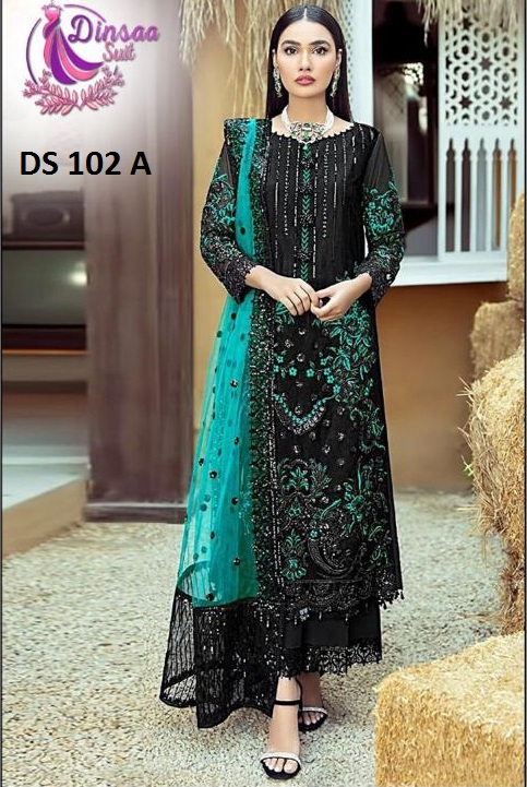 DINSAA DS 102 A PAKISTANI SALWAR KAMEEZ WHOLESALER