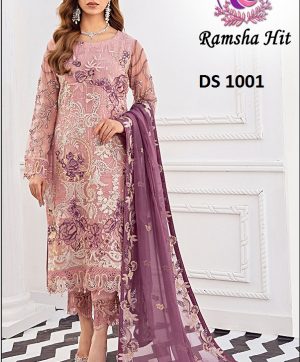 DINSAA SUIT DS 1001 RAMSHA HIT SALWAR KAMEEZ WHOLESALER