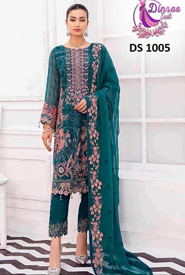 DINSAA SUIT DS 1005 PAKISTANI SALWAR KAMEEZ WHOLESALER