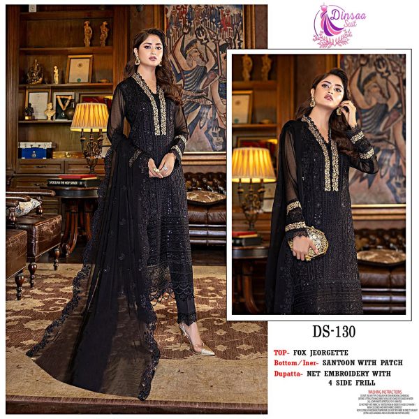 DINSAA SUIT DS 130 PAKISTANI SALWAR KAMEEZ WHOLESALER