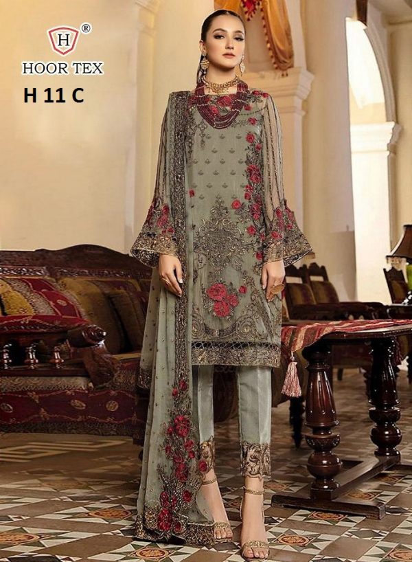 HOOR TEX H 11 C PAKISTANI SALWAR KAMEEZ WHOLESALER