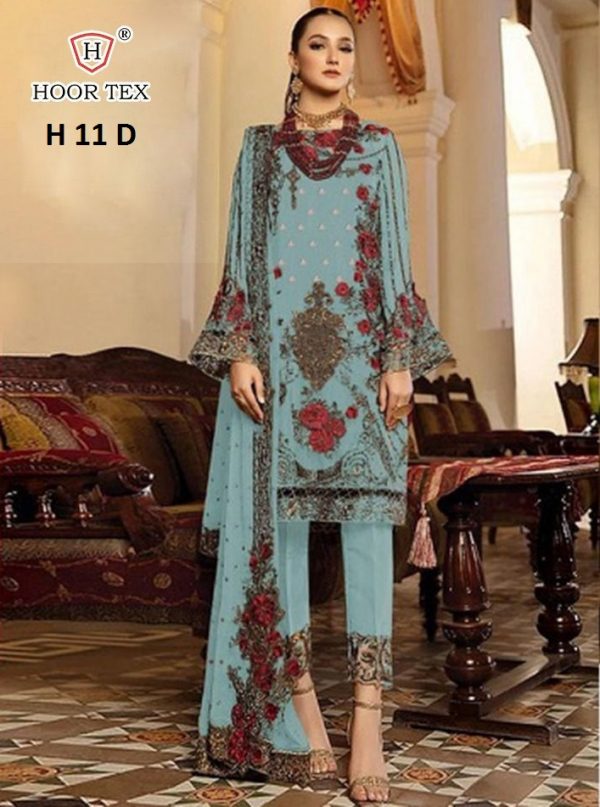 HOOR TEX H 11 D PAKISTANI SALWAR KAMEEZ WHOLESALER