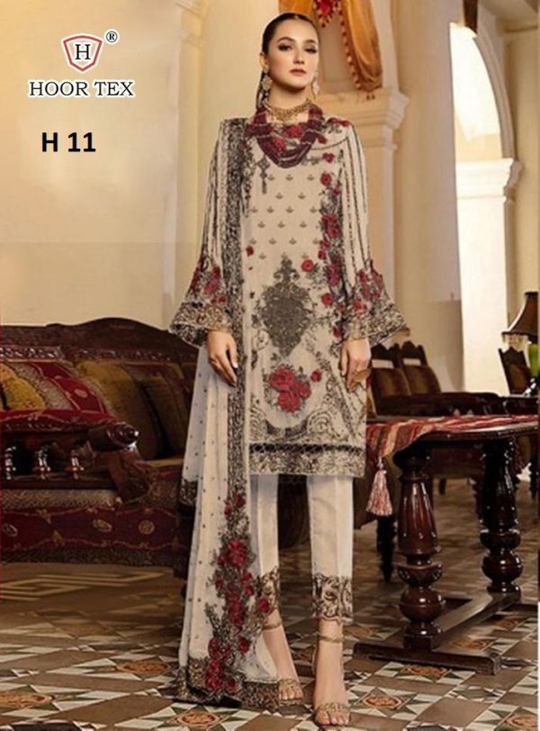 HOOR TEX H 11 PAKISTANI SALWAR KAMEEZ WHOLESALER