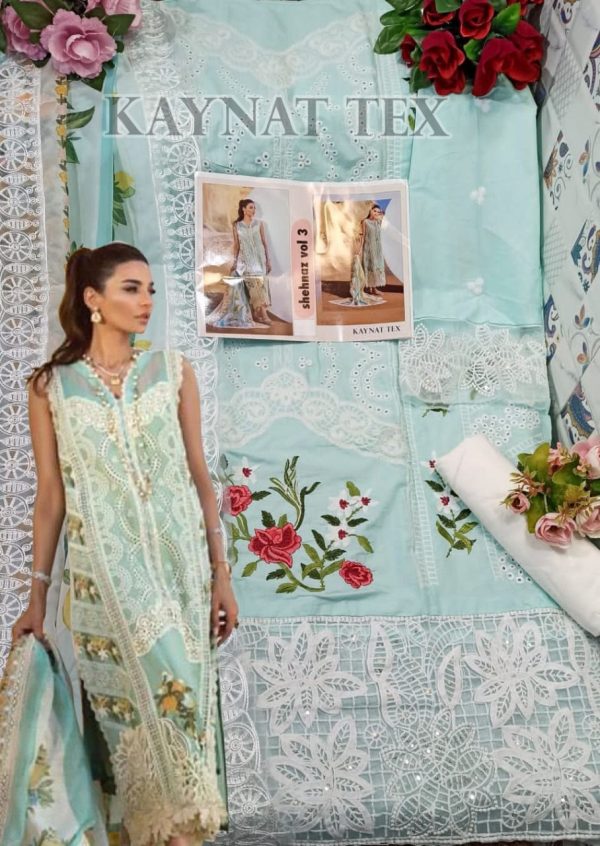 KAYNAT TEX SHEHNAZ VOL 3 B SALWAR KAMEEZ WHOLESALER