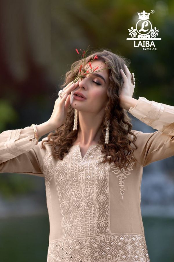 LAIBA AM VOL 139 BARLEY READYMADE TUNIC COLLECTION