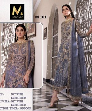 MARIYAH DESIGNER M 101 SALWAR KAMEEZ WHOLESALER