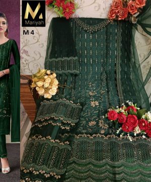 MARIYAH DESIGNER M 4 EMBROIDERED SALWAR KAMEEZ WHOLESALER