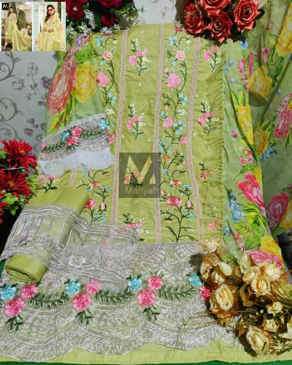 MARIYAH DESIGNER SUPER HIT GREEN SALWAR KAMEEZ WHOLESALER