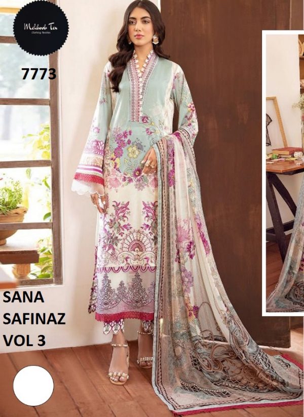 MEHBOOB TEX 7773 SANA SAFINAZ VOL 3 SALWAR KAMEEZ WHOLESALER