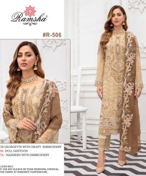 RAMSHA R 506 PAKISTANI SALWAR KAMEEZ WHOLESALER