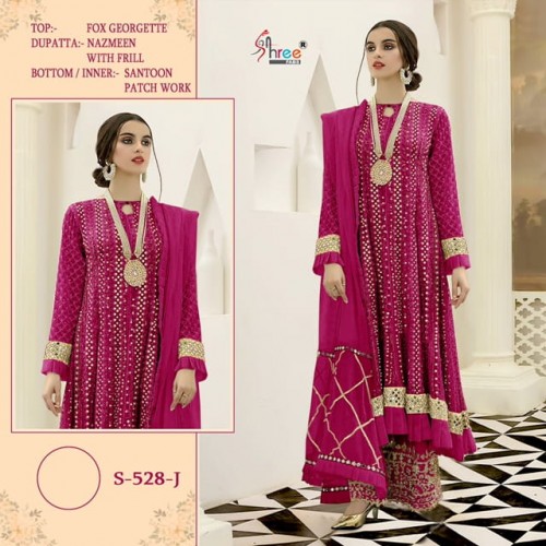 SHREE FABS S 528 J PAKISTANI SALWAR KAMEEZ WHOLESALER