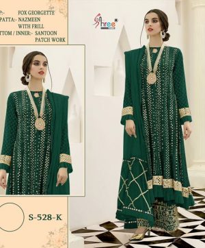 SHREE FABS S 528 K PAKISTANI SALWAR KAMEEZ WHOLESALER