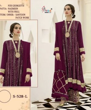 SHREE FABS S 528 L PAKISTANI SALWAR KAMEEZ WHOLESALER