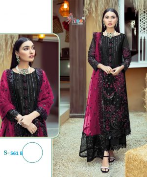 SHREE FABS S 561 B PAKISTANI SALWAR KAMEEZ WHOLESALER