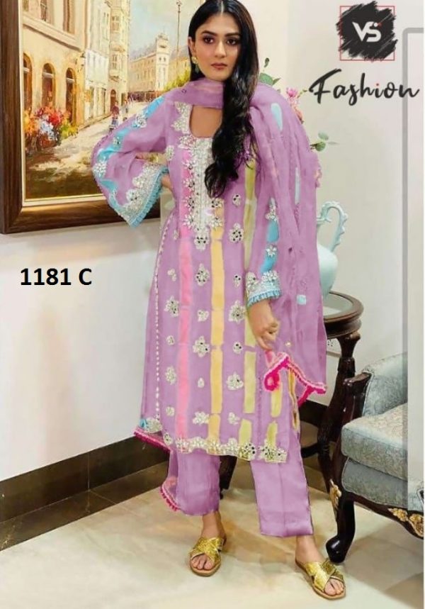 VS FASHION 1181 C PAKISTANI SALWAR KAMEEZ WHOLESALER