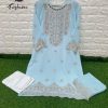 VS FASHION 602 SKY BLUE READYMADE PREET TUNIC COLLECTION