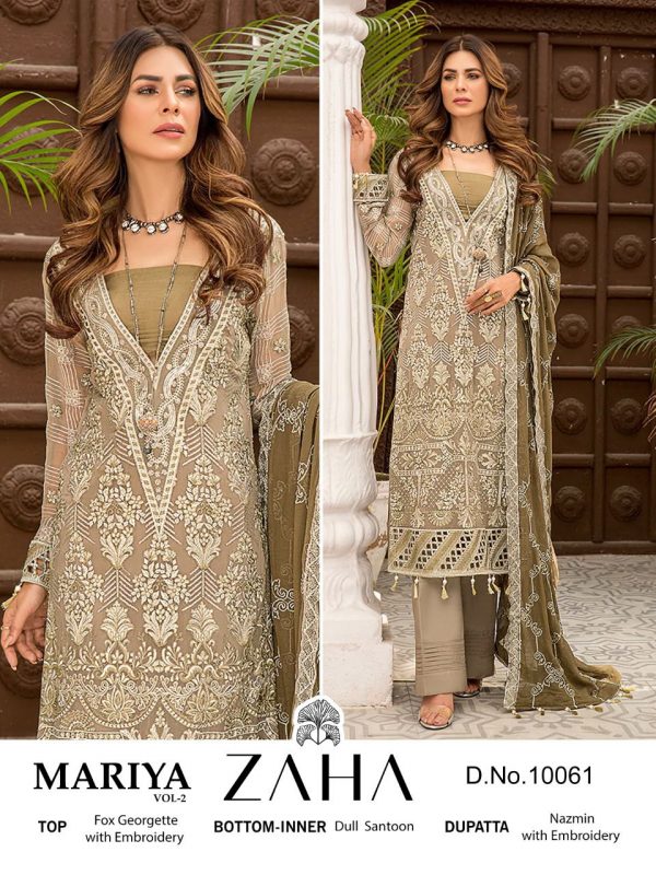 ZAHA 10061 MARIYA VOL 2 SALWAR KAMEEZ WHOLESALER