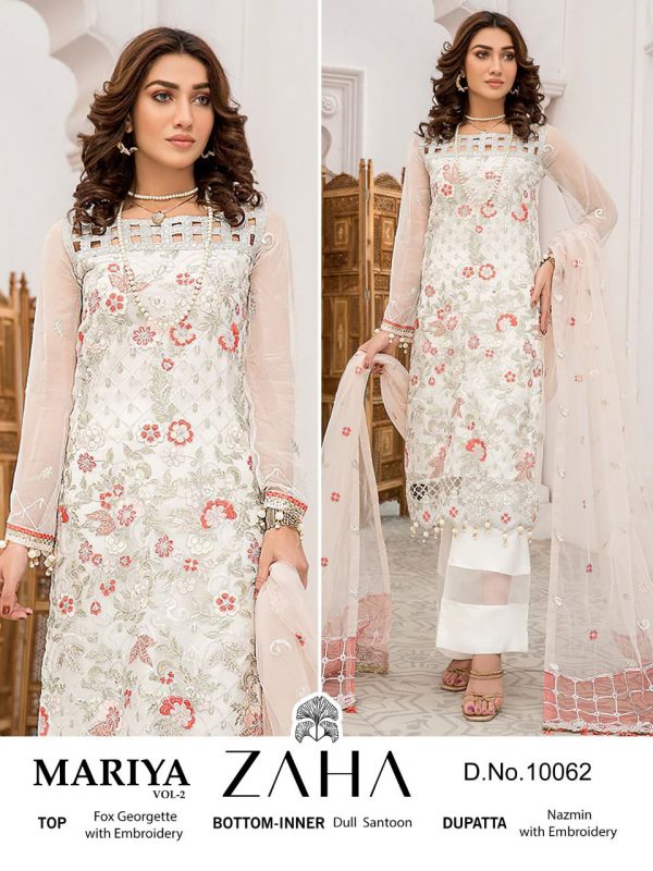 ZAHA 10062 MARIYA VOL 2 SALWAR KAMEEZ WHOLESALER