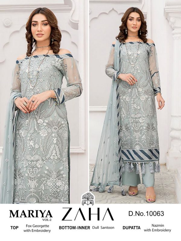 ZAHA 10063 MARIYA VOL 2 SALWAR KAMEEZ WHOLESALER