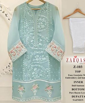 ZARQASH Z 103 READYMADE PAKISTANI SALWAR KAMEEZ