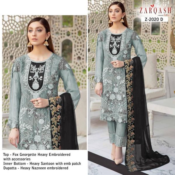 ZARQASH Z 2020 D RAMSHA SALWAR KAMEEZ WHOLESALER