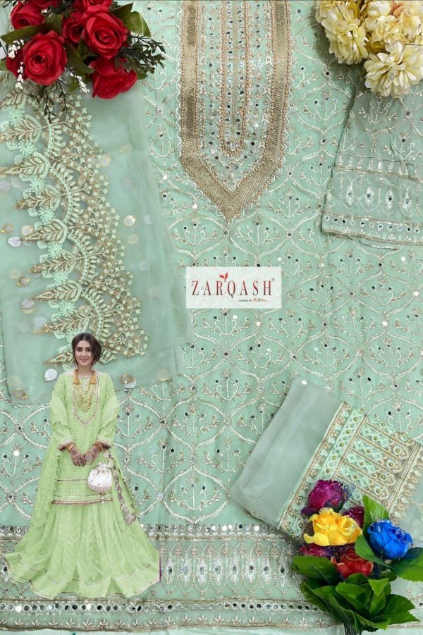 ZARQASH Z 2119 B RAMSHA HITS VOL 7 SALWAR KAMEEZ WHOLESALER