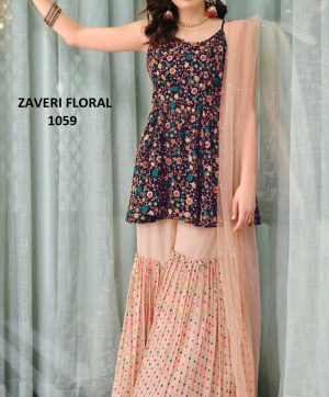 ZAVERI 1059 FLORAL READYMADE SALWAR KAMEEZ WHOLESALER