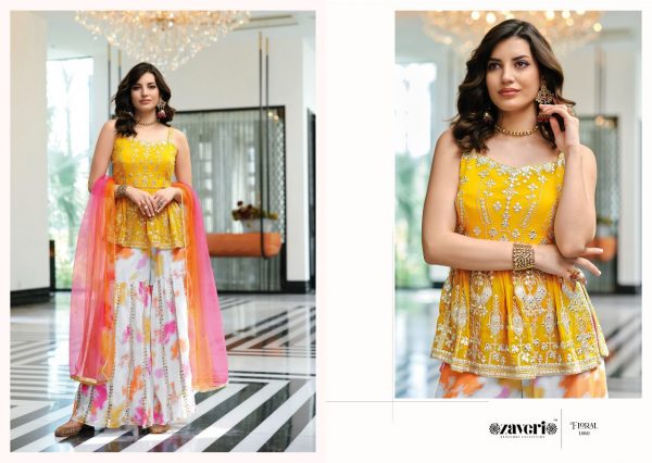 ZAVERI 1060 FLORAL READYMADE SALWAR KAMEEZ WHOLESALER