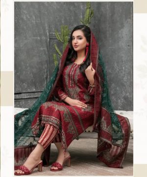 ZAFIRA COTTON KARACHI PRINTED SALWAR KAMEEZ 104