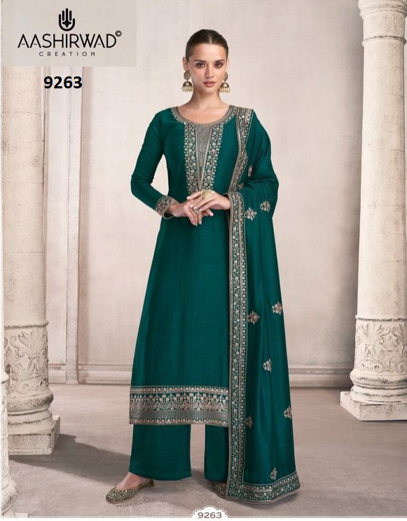 AASHIRWAD CREATION 9263 SIYA PAKISTANI SUITS IN INDIA