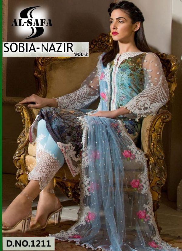 AL SAFA 1211 VOL 2 PAKISTANI SUITS MANUFACTURER