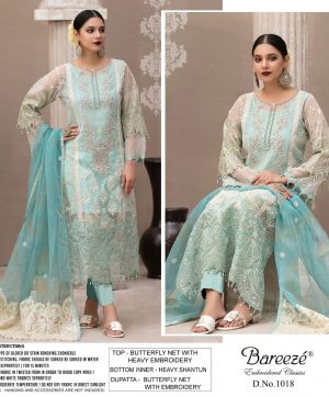 BAREEZE 1018 PAKISTANI SUITS IN LOWEST PRICE