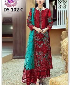 DINSAA SUIT DS 102 C PAKISTANI SALWAR KAMEEZ WHOLESALER