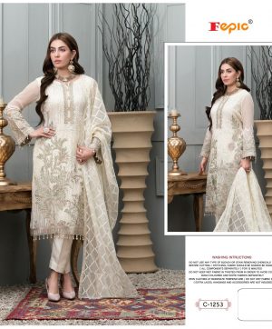 FEPIC C 1253 ROSEMEEN PAKISTANI SUITS MANUFACTURER