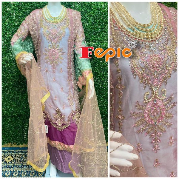 FEPIC C 1254 ROSEMEEN PAKISTANI SUITS MANUFACTURER