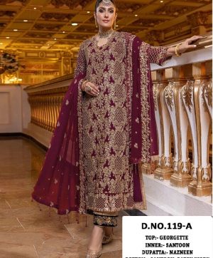 KALEESHA FAB 119 A PAKISTANI SALWAR KAMEEZ WHOLESALER