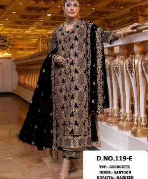 KALEESHA FAB 119 E PAKISTANI SALWAR KAMEEZ WHOLESALER